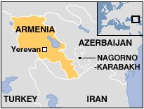 Map of Armenia