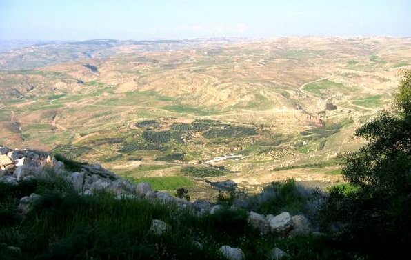 View from Mount Nebo