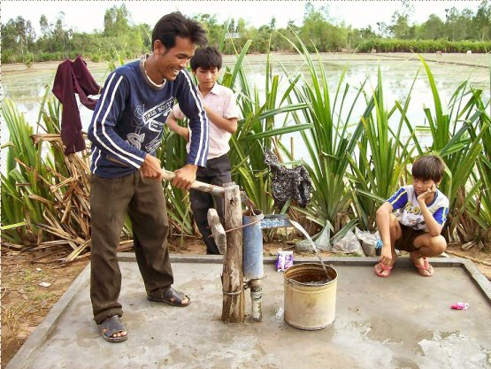 Christian water well project